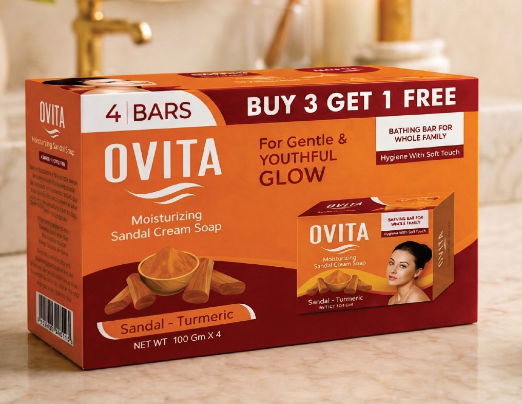 Ovita Moisturizing Sandal Cream Soap